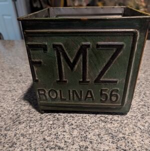 Faux License Plate Planter